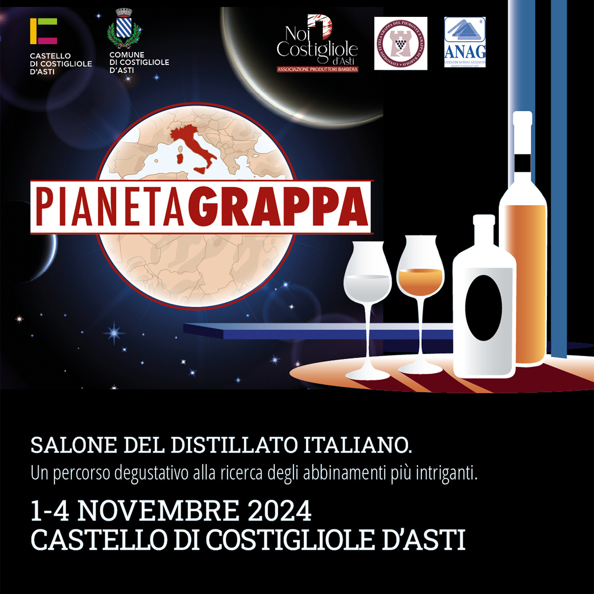 Grappa protagonista a Costigliole d’Asti